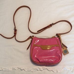 Dooney & Bourke pink patent leather bag